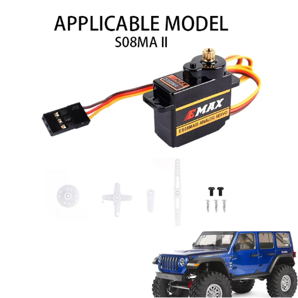 Rc Helicopter Remote Control - 1/3/5 Buah EMAX ES08MAII 12G Metal