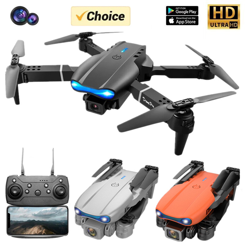 Drone Mini E99 kamera HD 4K WI - Rc Helicopter Gas ulasan dan harga