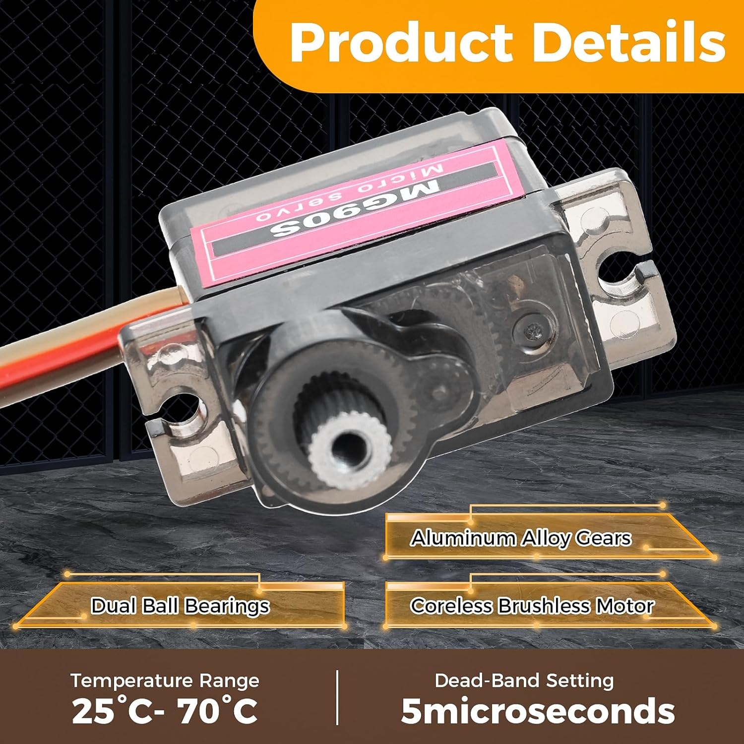 4pcs Micro Servo Metal Gear 90 - Rc Helicopter Mini ulasan dan harga